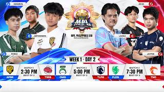 🔴 LIVE | MPL PH S18 | ENGLISH - Week 1 Day 2
