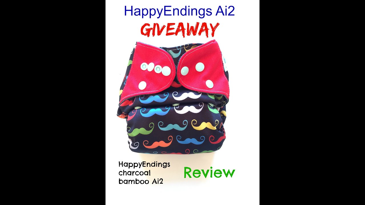 HappyEndings Charcoal Bamboo Ai2 Cloth Diaper Review & Giveaway *Closed*