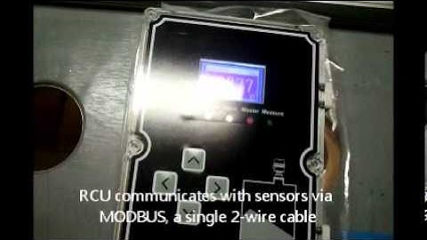 Model WC inventory sensor system for powder, bulk solids and liquid level measurement