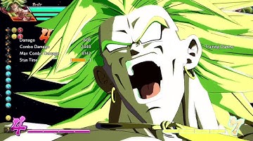DBFZ: Broly Gigantic Meteor Loop From Autocombo Midscreen No Assists (Large Characters Only)
