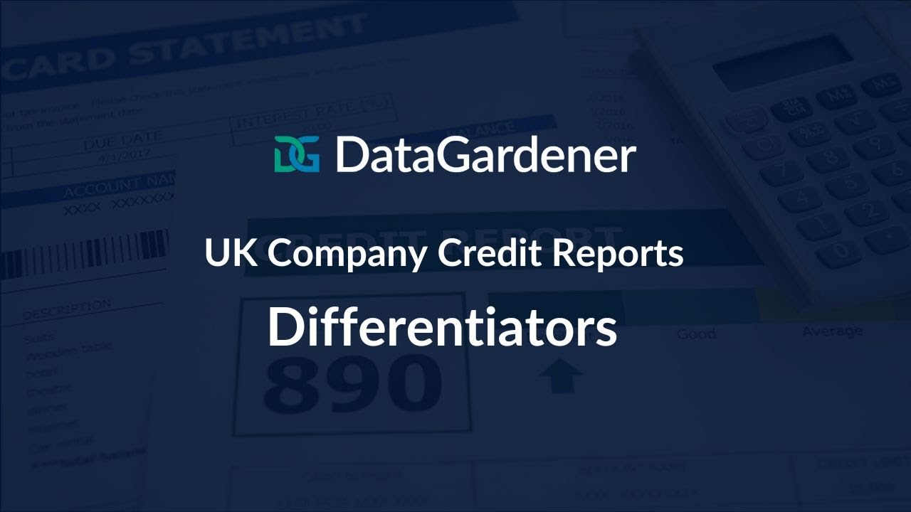 UK Company Credit Reports I Differentiators | DataGardener