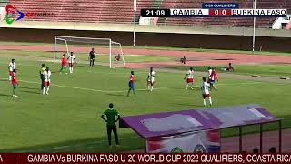غامبيا - بوركينا فاسو، تصفيات كأس العالم تحت 20 سنة 2022، كوستاريكا