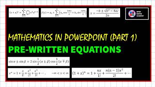 PowerPoint slides: insert math equations, formulas #howto #tutorial #powerpoint #presentation