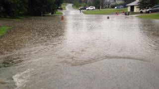 5th Avenue Flooding - Cochrane Ontario - August 13 2015
