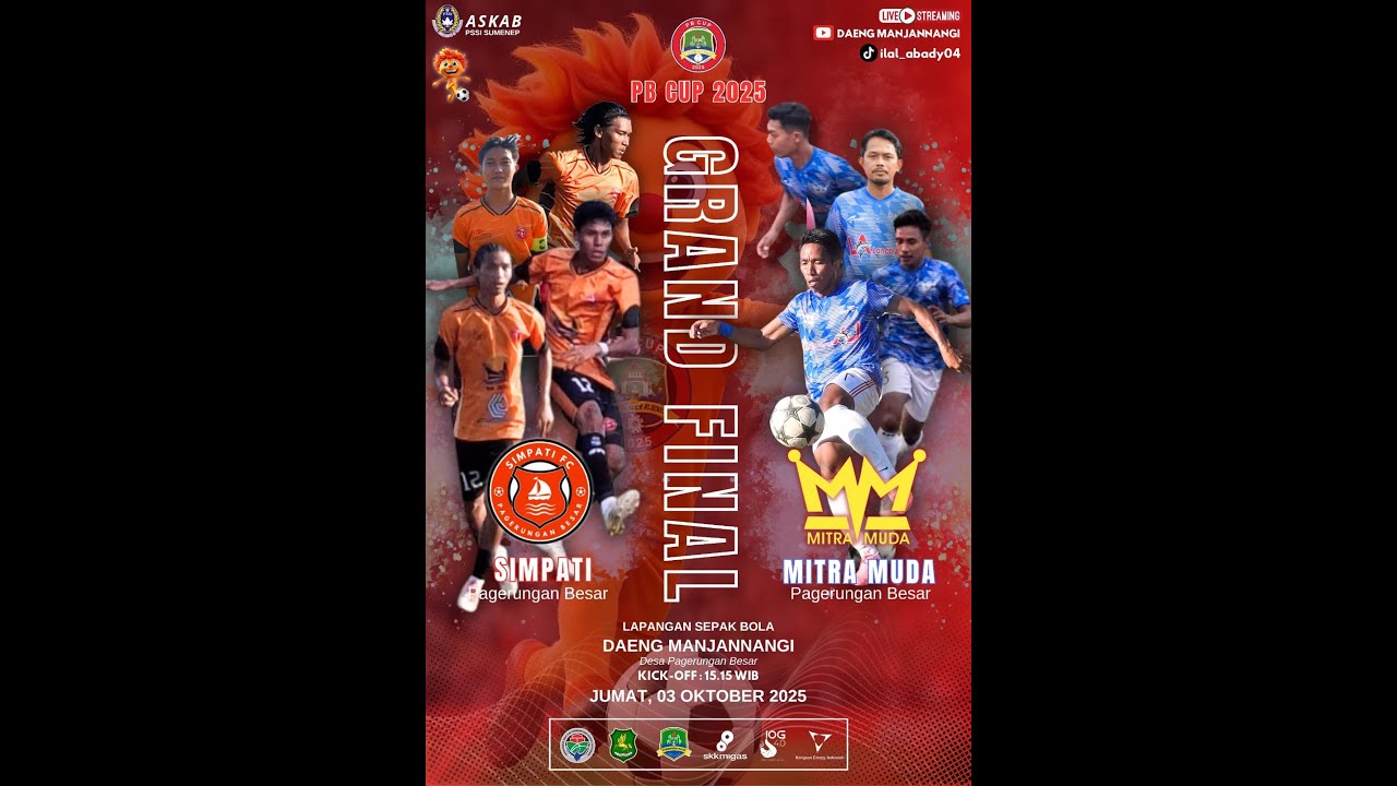 CEREMONIAL PENUTUPAN TURNAMEN PB CUP 2025