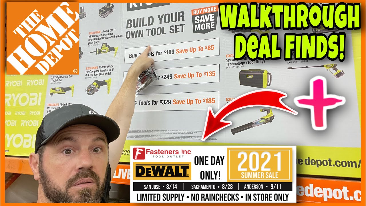Home Depot Deals Walkthrough Finds + Fasteners Inc. One Day Only In