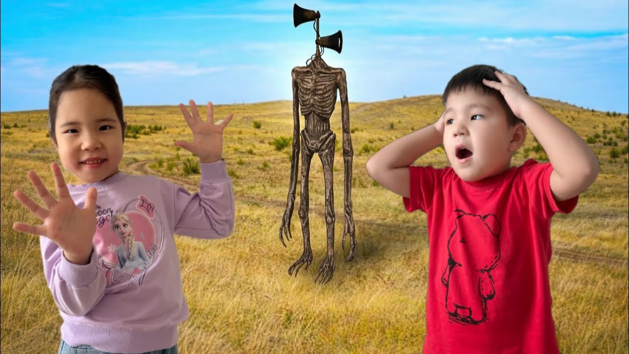 СИРЕНОГОЛОВЫЙ КАМОСЯ ЖӘНЕ ОМАРМЕН БИЛЕДІ😁😦😦 СИРЕНОГОЛОВЫЙ ҮЙГЕ КІРІП КЕТТІ😯😯😯