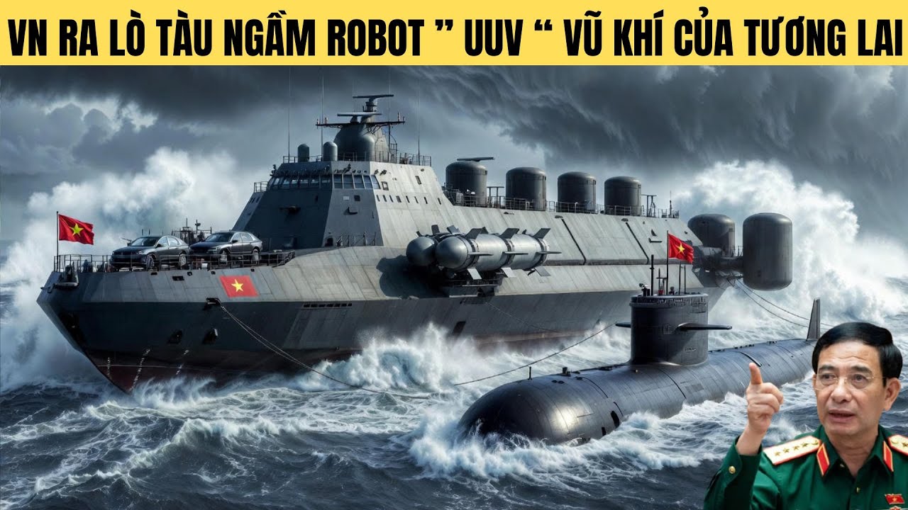 Biển Đông rúng động khi Việt Nam ra lò tàu ngầm robot UUV !