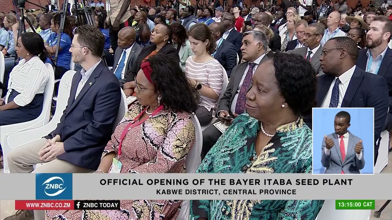 Samuel Machishi Hosting the LAUNCH OF BARYER ITABA SEED PLANT