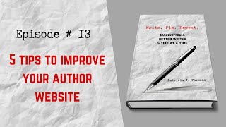 5 Tips to Improve Your Author Website