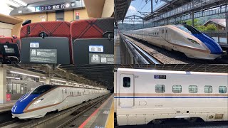 E7系&W7系VVVF加減速音3種聞き比べ(Type 1〜3・車外+車内) / Shinkansen-E7,W7 sound