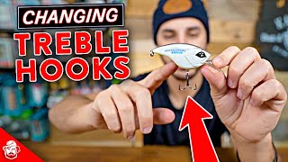 How To Change Treble Hooks On a Crankbait! Wealth