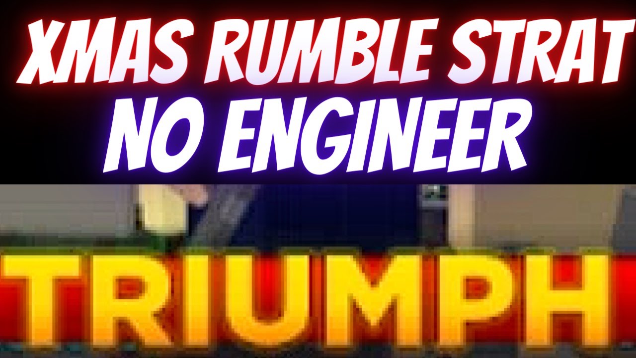 Tdf Rumble Strat Tds Xmas rumble strat EASY roblox tower defense simulator - YouTube