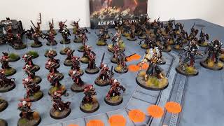 Vanguard Tactics v Winters SEO; Sisters of Battle v Death Guard, Warhammer 40k battle report