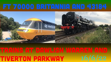 Trains at Dawlish Warren and Outside Tiverton parkway