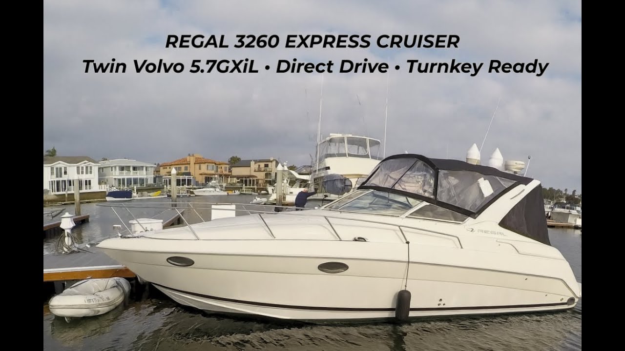 2004 Regal 3260 Express Cruiser Twin Volvo 5.7GXiL • Loaded • Turnkey Ready by South Mountain Yachts