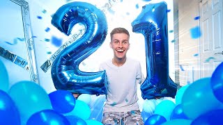 GIRLFRIEND SURPRISES ME FOR MY 21ST BIRTHDAY!! *EMOTIONAL*