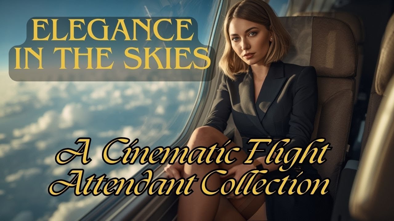 Elegance in the Sky – A Cinematic Flight Attendant Collection