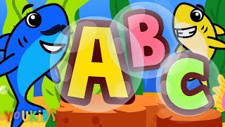 ABC Song | Baby Sharks Alphabet Song | YouKids Nursery Rhymes