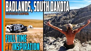 South Dakota Badlands  Dispersed Camping  Full Time RV Inspiration