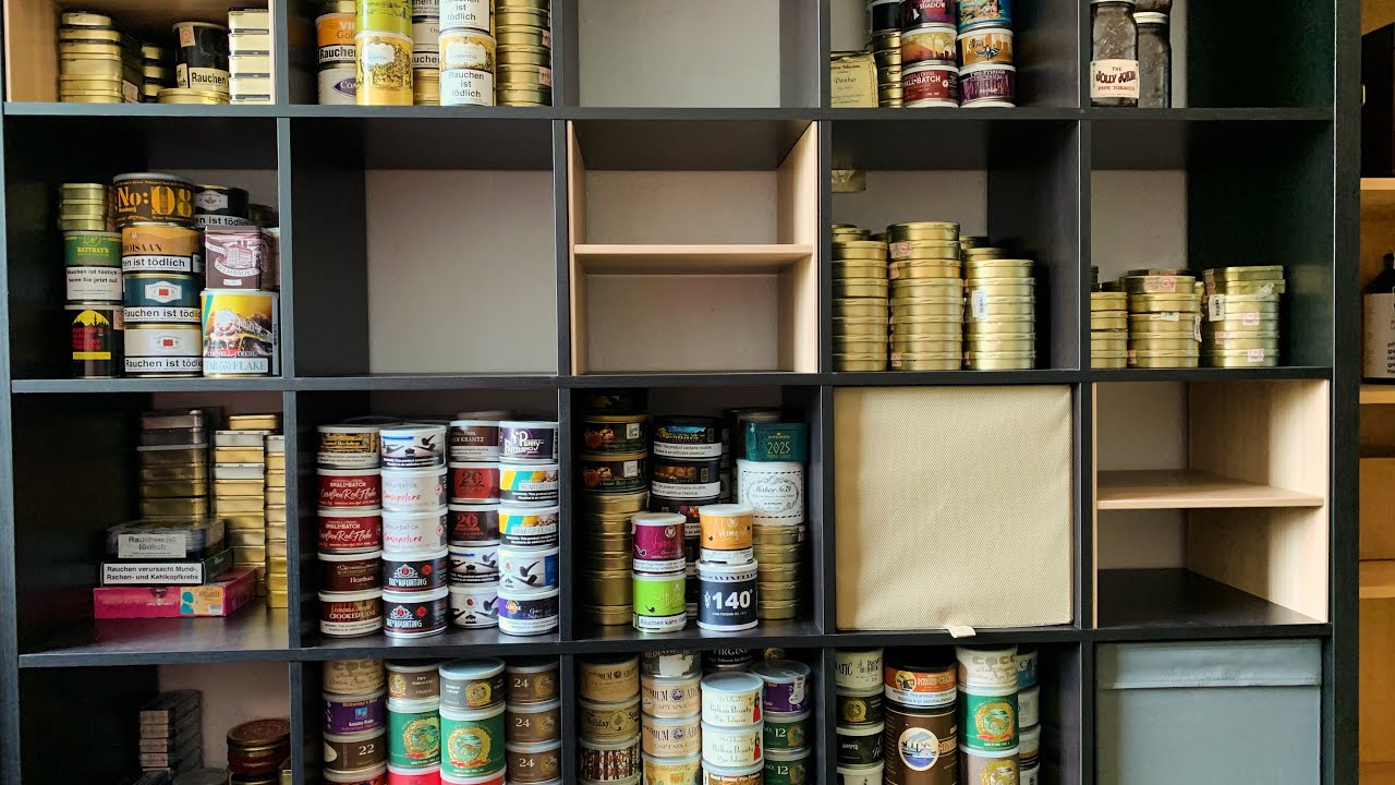 Tabakbar: Unboxing und Lagern von meinem gesammelten Pfeifentabak