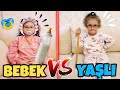 BAHAR BEBEK OLDU !! BANU ALYA YAŞLI OLDU !! TÜM GÜN GENÇ VS YAŞLI OLDUK !!