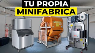 Pequeñas Ideas de Negocio Rentables 2024  Maquinas para INICIAR tu MINI FABRICA