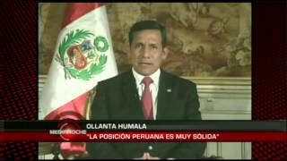 Humala tiene confianza ante La Haya - 24 HORAS TVN 2012