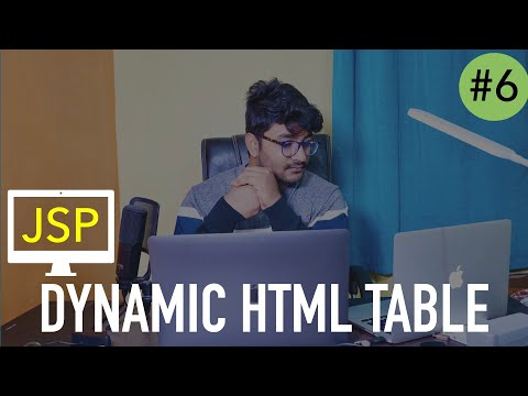 #6 Create A Dynamic HTML Table in JSP | Java + Spring Live Project