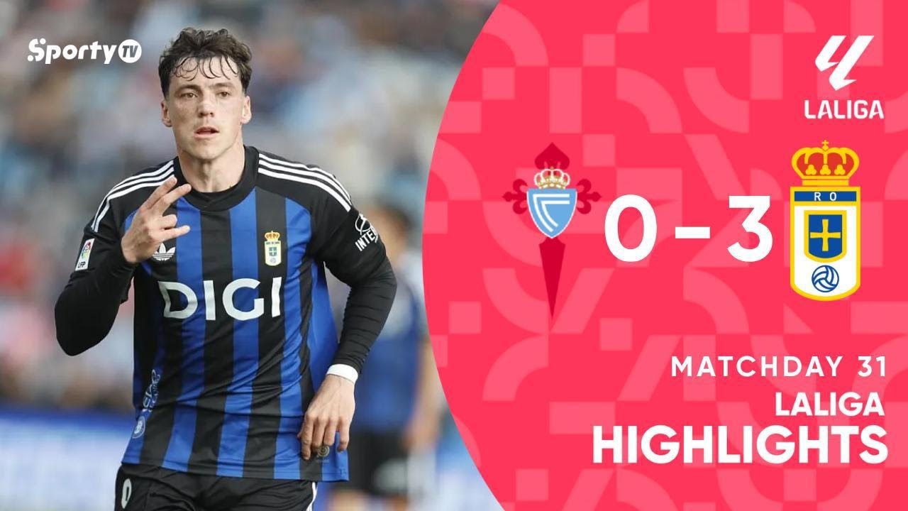Celta de Vigo vs. Real Oviedo (0-3) | 25/26 | LaLiga - Game highlights | SportyTV