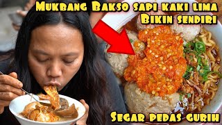 MUKBANG BAKSO DAGING SAPI BUATAN TARZAN BIKIN NGILER