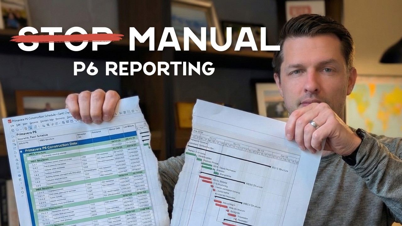 Составьте черновики отчетов о ходе выполнения проекта P6 за 60 секунд.