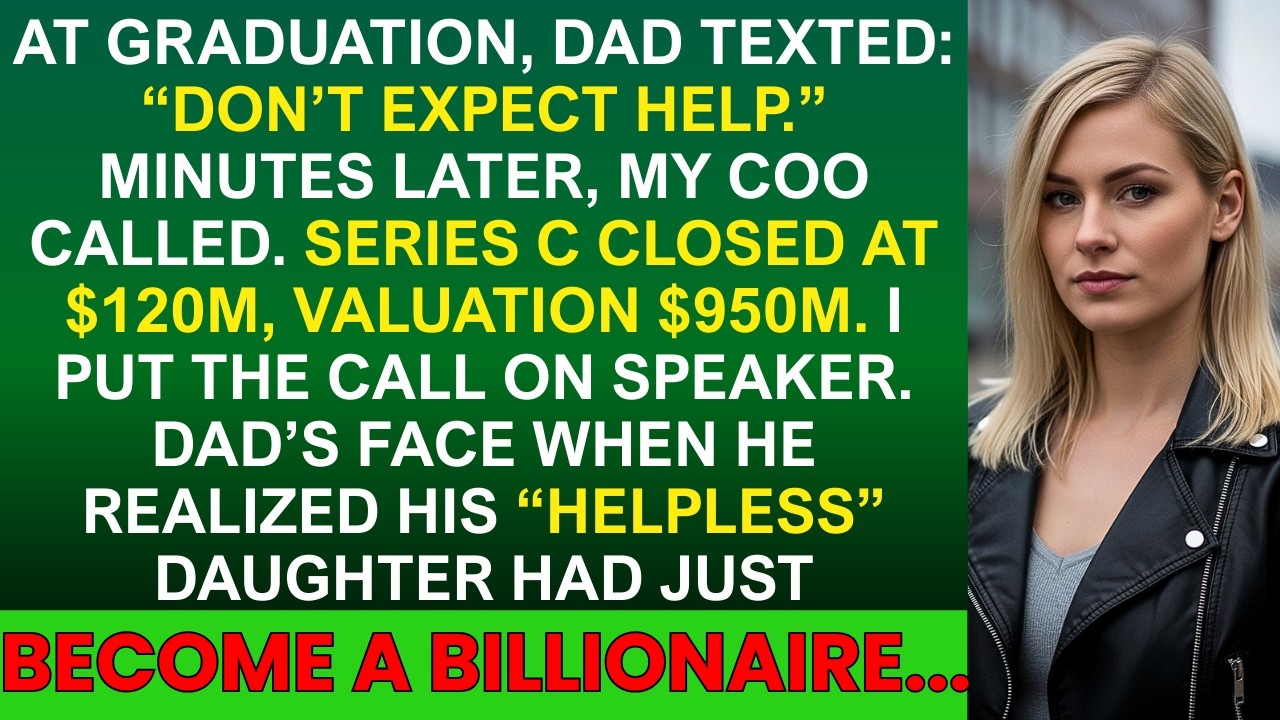 At My Graduation, Dad Texted 'Don't Expect Help' — Then My Phone Rang