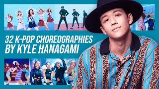 32 Famous K-POP CHOREOS by Kyle Hanagami!