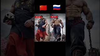 RUSSIA 🇷🇺 vs 🇨🇳 CHINA ai video #trending #china #ai #aivideo #russia #india #viral #flag #funny #1m