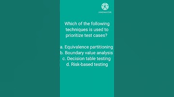 Software testing MCQ, which of the following techniques is used to prioritize test cases?