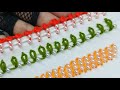 How to make a needles border lace hand embroidery / Most popular border lace design 