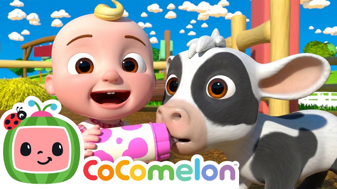 マクドナルドじいさんのまきば 🐄 JJとあかちゃんどうぶつたち | ココメロン | 赤ちゃんが喜ぶ歌 | Moonbug Popular Songs