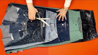 [DIY] The reason why you can never throw away pants you can't wear