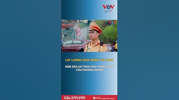 Lực lượng chức năng luôn túc trực, đảm bảo an toàn giao thông #vovgiaothong #tintuc #fm91