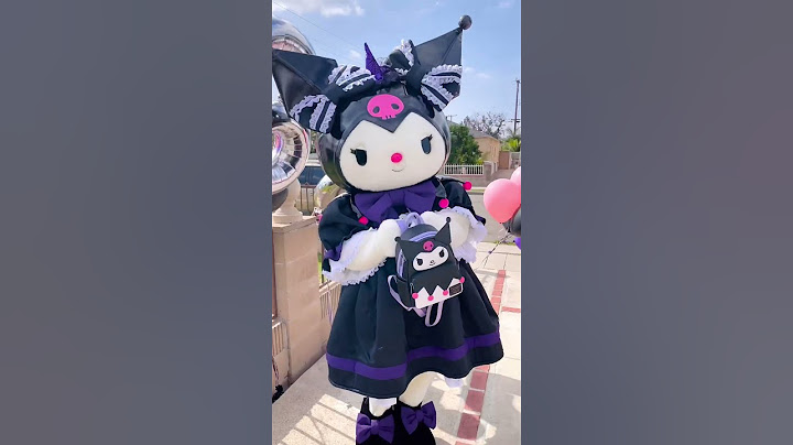 Special #Halloween delivery from #Kuromi on her birthday! #sanrio #shorts 🎃