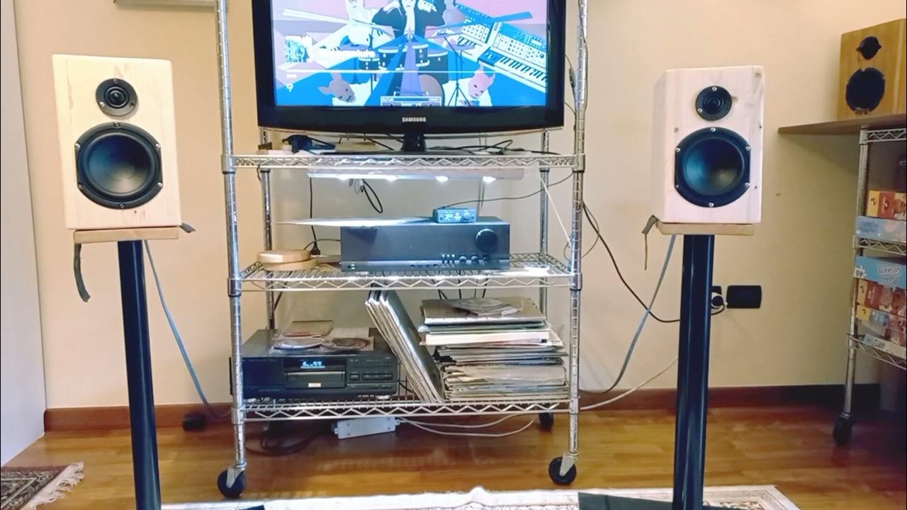 Diy mini speaker dance bass test YouTube