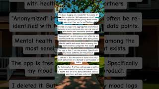 I found out my "free" fitness app sells mood tracking data to health insurers in aggregate form