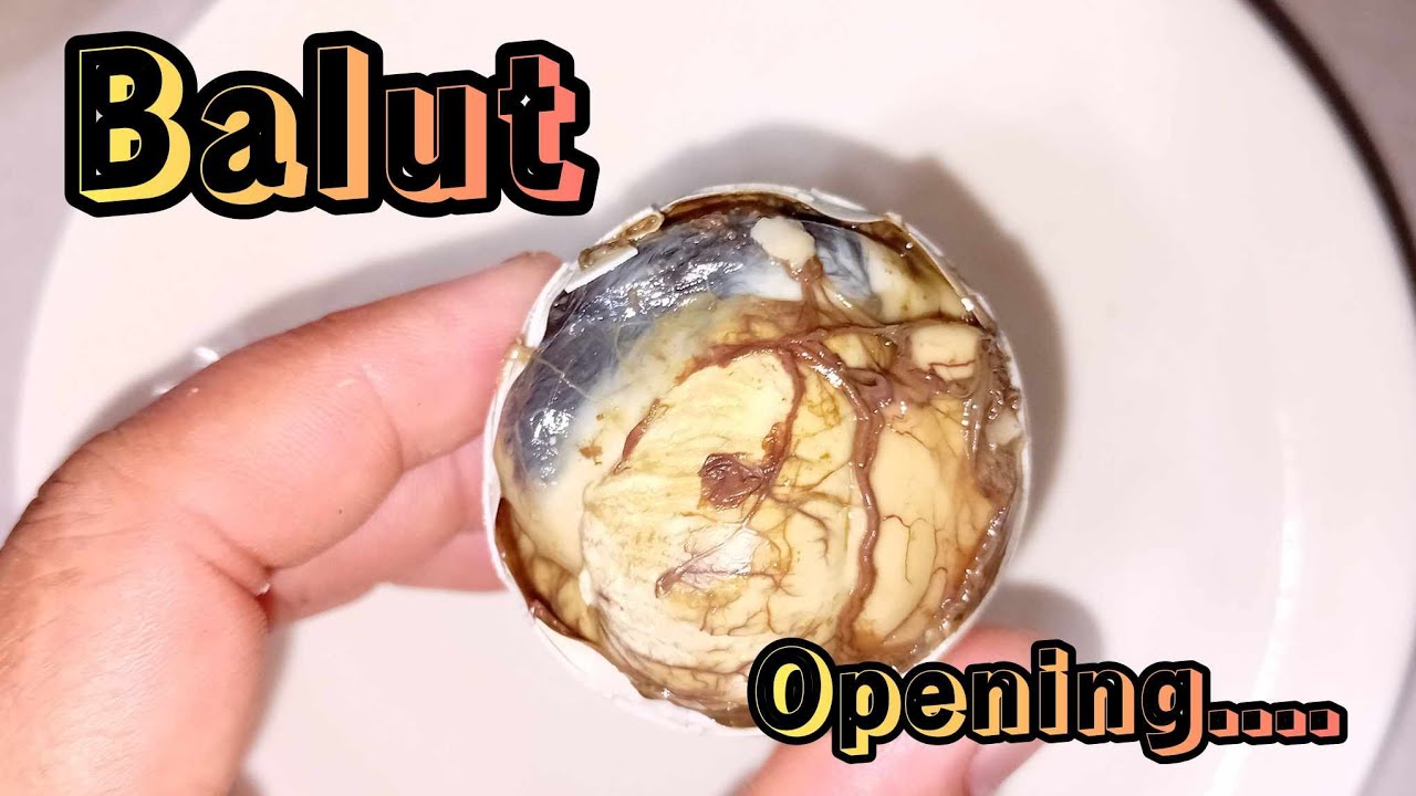 Cracking Balut (egg embryo) #asmr #egg - YouTube