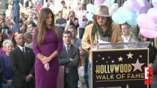 Penelope Cruz - Star Ceremony with Johnny Depp