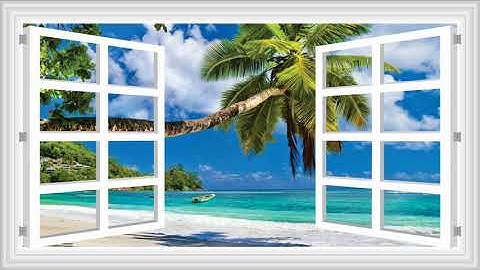 Thiết kế cửa sổ 3D tranh dán tường trong Corel Draw