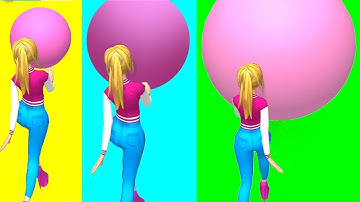 Run Gum 3D | NOOB vs PRO vs HACKER | All Levels Gameplay Android, ios