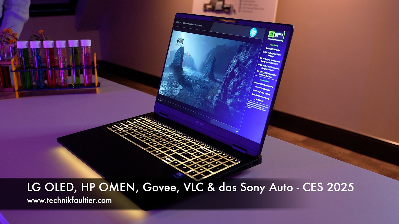 LG OLED, HP OMEN, Govee, VLC & das Sony Auto - CES 2025