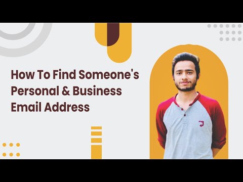 Hoe kan ik iemands e-mailadres (Business & Personal) In het Engels