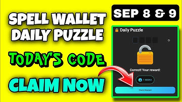 Spell Wallet Daily Puzzle Today 8 September | Spell Wallet Today Puzzle | Spell Wallet Secret Code